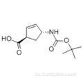 Ácido (1R, 4R) -4- (Boc-amino) ciclopent-2-encarboxílico CAS 298716-03-7